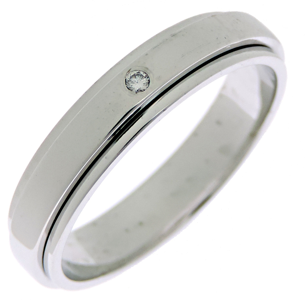 PIAGET Silver Diamond Ring #62